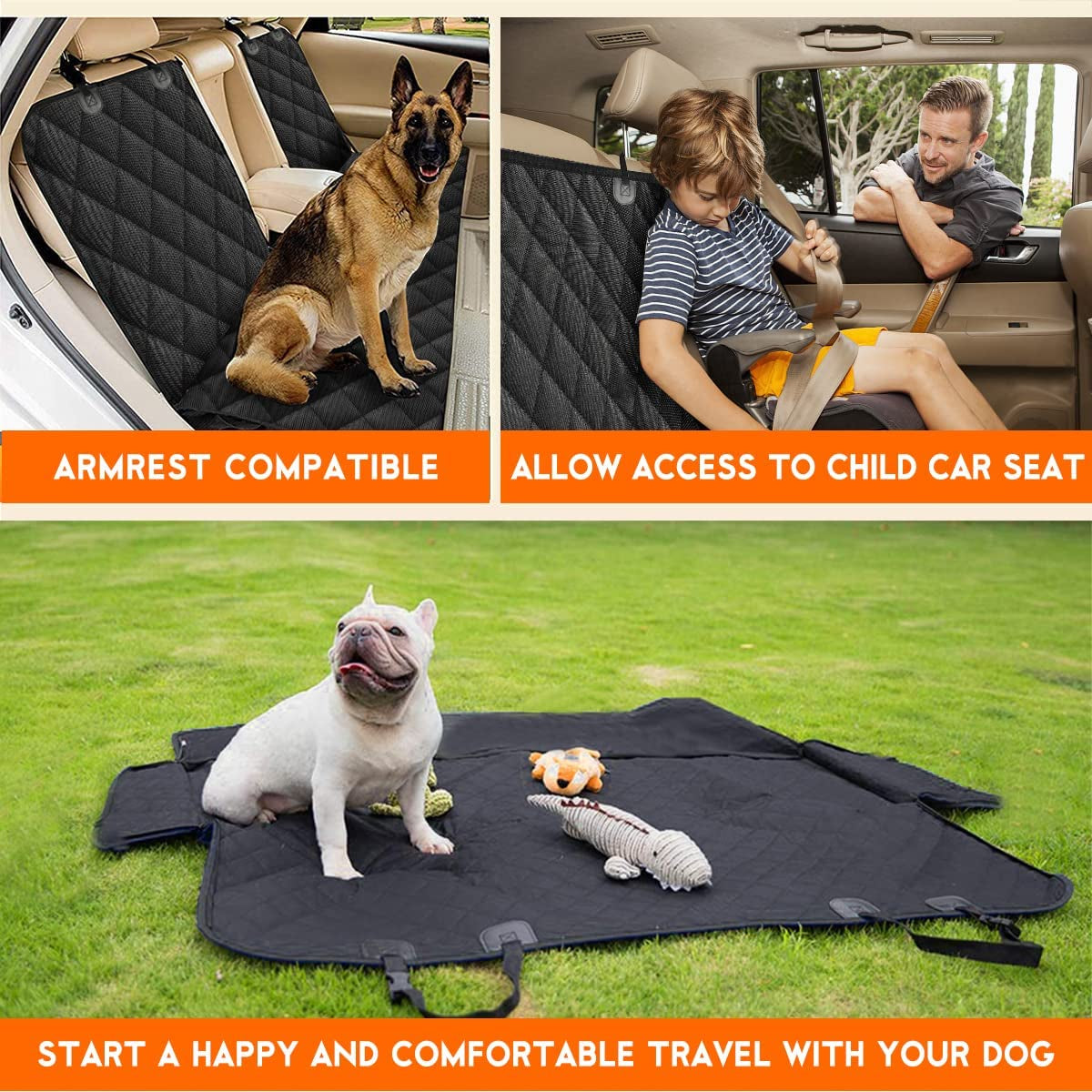 Dog Car Seat Cover – Waterproof & Non-Slip