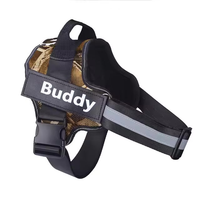Custom Name No-Pull Dog Harness