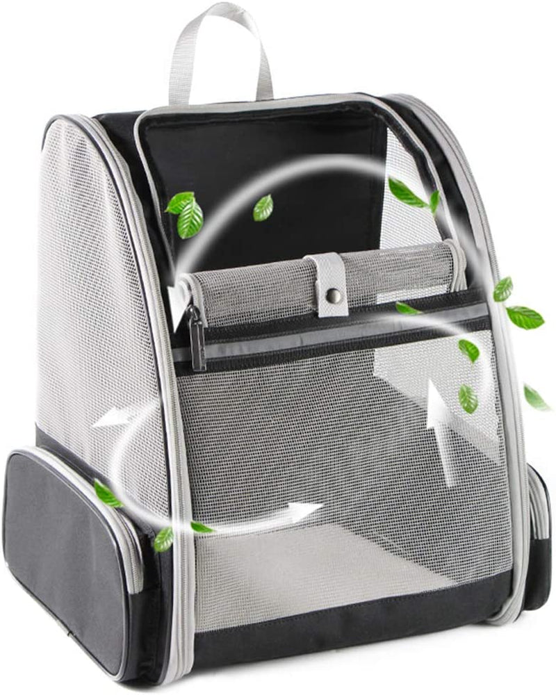 Innovative Traveler Bubble Backpack Pet Carriers for Cats and Dogs (Grey)